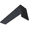 Ekena Millwork Hidden Support Steel Heavy Duty Bracket w/ Back Plate, Powder Coated Black 2 1/2"W x 12"D x 4"H BKTM02X12X04HBPBL - alternate 2